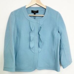 Talbots Wool Ruffle Jacket